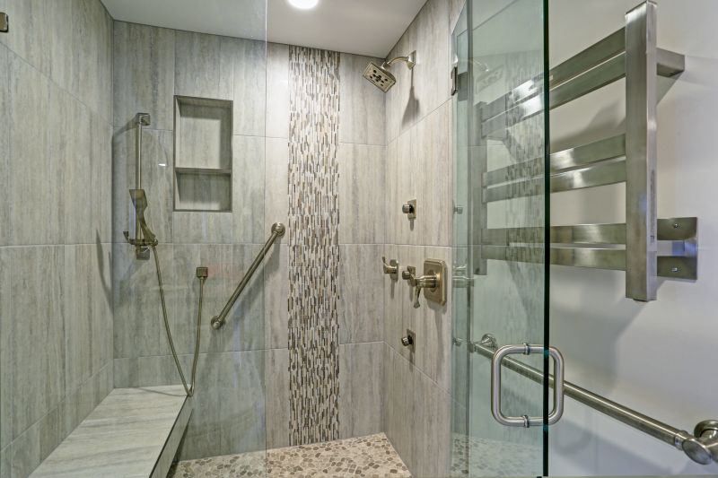 Modern Shower with Glass Walls